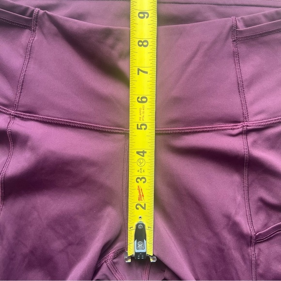 Lululemon Fast Free Crop II *Nulux 19" Dark Adobe Leggings , Size 6 - Picture 4 of 8